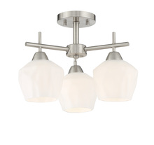  2172-84 - 3 LIGHT SEMI FLUSH / CHANDELIER