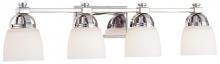 Minka-Lavery 6504-613 - Four Light Nickel Vanity