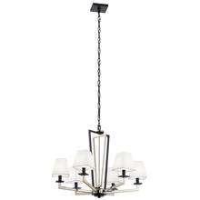 Kichler 44022PN - Dancar™ 28" 6 Light Chandelier Polished Nickel