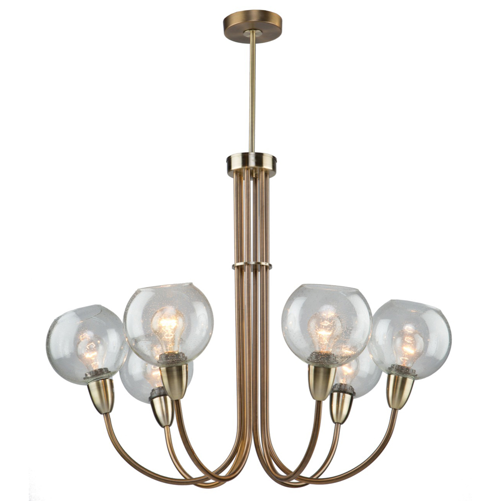 Veranda Burnished Bronze Chandelier