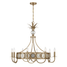 Savoy House 1-1205-8-127 - Hearst 8-Light Chandelier in Noble Brass