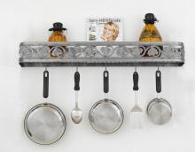 Hi-Lite MFG Co. H-80-34Y-B-BR47/A-GLD - POT RACK COLLECTION