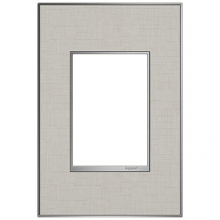 Legrand AWM1G3TL4 - adorne® True Linen One-Gang-Plus Screwless Wall Plate