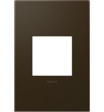 Legrand AWP1G2BR6 - adorne® Bronze One-Gang Screwless Wall Plate with Microban®