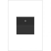 Legrand ASPD1532G277 - adorne® 277V Paddle Switch, Graphite, with Microban®