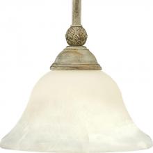 Progress P5040-42 - One Light Seabrook Antique Alabaster Glass Down Pendant