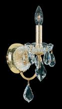 Schonbek 1870 1701-211 - Century 1 Light 120V Wall Sconce in Aurelia with Heritage Handcut Crystal