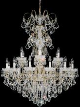 Schonbek 1870 3660-22R - New Orleans 18 Light 120V Chandelier in Heirloom Gold with Clear Radiance Crystal