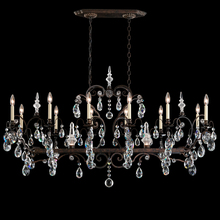 Schonbek 1870 3796N-22H - Renaissance 14 Light 120V Chandelier in Heirloom Gold with Clear Heritage Handcut Crystal