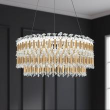 Schonbek 1870 S8124-22O - Tahitian 25in LED 3000K/3500K/4000K 120V-277V Pendant in Heirloom Gold with Clear Optic Crystal