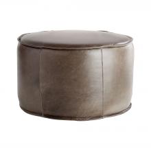 Cyan Designs 11448 - Lusso | Round Pouf - Grey