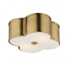 Maxim 12247WTNAB - Clover-Flush Mount