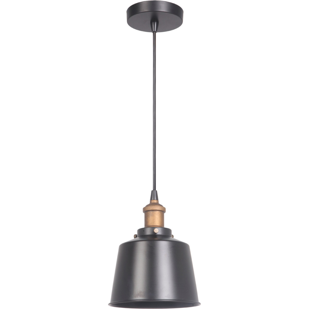 1 Light Mini Pendant in Matte Black/Patina Aged Brass 1 Light Mini Pendant in Matte Black/Patina Aged Brass