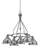 Craftmade 35925-AN - Timarron 5 Light Down Chandelier in Antique Nickel