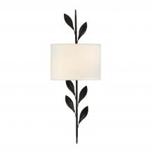 Crystorama 501-EB - Broche 2 Light English Bronze Sconce