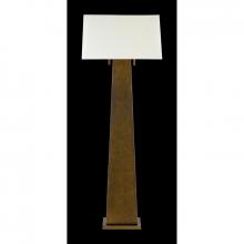 Quoizel HDS3963 - Four Light White Linen Shade Floor Lamp