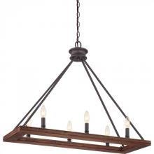 Quoizel PTN232DK - Plantation Island Chandelier