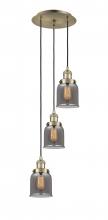 Innovations Lighting 113F-3P-AB-G53 - Cone - 3 Light - 12 inch - Antique Brass - Cord hung - Multi Pendant