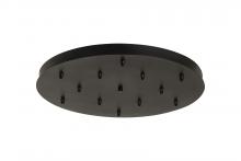 Innovations Lighting 126-BK - 12 Light Round Multi Port Canopy