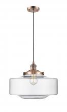 Innovations Lighting 201C-AC-G692-16-LED - Bridgeton - 1 Light - 16 inch - Antique Copper - Cord hung - Mini Pendant