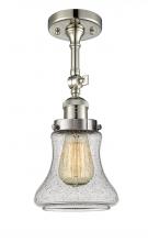 Innovations Lighting 201F-PN-G194-LED - Bellmont - 1 Light - 6 inch - Polished Nickel - Semi-Flush Mount