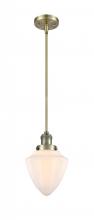 Innovations Lighting 201S-AB-G661-7-LED - Bullet - 1 Light - 7 inch - Antique Brass - Stem Hung - Mini Pendant