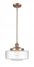  201S-AC-G694-12 - Bridgeton - 1 Light - 12 inch - Antique Copper - Stem Hung - Mini Pendant