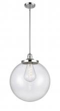  201S-PC-G204-16 - Beacon - 1 Light - 16 inch - Polished Chrome - Stem Hung - Pendant