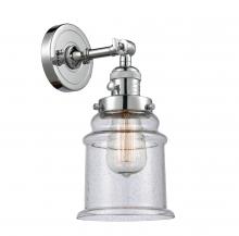 Innovations Lighting 203SW-PC-G184-LED - Canton - 1 Light - 7 inch - Polished Chrome - Sconce