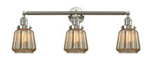 Innovations Lighting 205-SN-G146 - Chatham - 3 Light - 30 inch - Brushed Satin Nickel - Bath Vanity Light