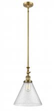 Innovations Lighting 206-BB-G44-L-LED - Cone - 1 Light - 12 inch - Brushed Brass - Stem Hung - Mini Pendant