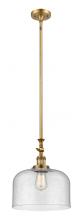 Innovations Lighting 206-BB-G74-L-LED - Bell - 1 Light - 12 inch - Brushed Brass - Stem Hung - Mini Pendant