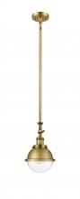 Innovations Lighting 206-BB-HFS-62-BB-LED - Hampden - 1 Light - 7 inch - Brushed Brass - Stem Hung - Mini Pendant