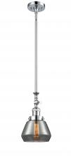 Innovations Lighting 206-PC-G173-LED - Fulton - 1 Light - 7 inch - Polished Chrome - Stem Hung - Mini Pendant