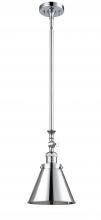  206-PC-M13-PC - Appalachian - 1 Light - 8 inch - Polished Chrome - Stem Hung - Mini Pendant