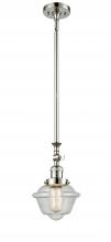 Innovations Lighting 206-PN-G534-LED - Oxford - 1 Light - 7 inch - Polished Nickel - Stem Hung - Mini Pendant