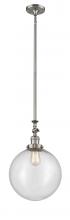  206-SN-G204-12 - Beacon - 1 Light - 12 inch - Brushed Satin Nickel - Stem Hung - Mini Pendant