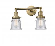  208-BB-G184S - Canton - 2 Light - 17 inch - Brushed Brass - Bath Vanity Light