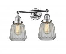  208-PC-G142 - Chatham - 2 Light - 16 inch - Polished Chrome - Bath Vanity Light