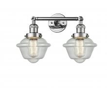 Innovations Lighting 208-PC-G534-LED - Oxford - 2 Light - 17 inch - Polished Chrome - Bath Vanity Light