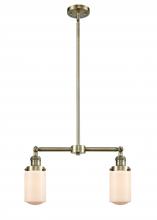 Innovations Lighting 209-AB-G311-LED - Dover - 2 Light - 21 inch - Antique Brass - Stem Hung - Island Light