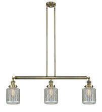 Innovations Lighting 213-AB-G262-LED - Stanton - 3 Light - 39 inch - Antique Brass - Stem Hung - Island Light