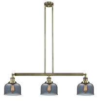 Innovations Lighting 213-AB-G73-LED - Bell - 3 Light - 41 inch - Antique Brass - Stem Hung - Island Light