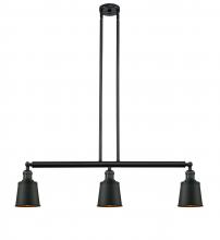 Innovations Lighting 213-BK-M9-BK-LED - Addison - 3 Light - 38 inch - Matte Black - Stem Hung - Island Light