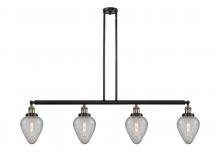 Innovations Lighting 214-BAB-G165-LED - Geneseo - 4 Light - 52 inch - Black Antique Brass - Stem Hung - Island Light