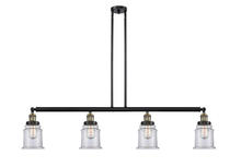 Innovations Lighting 214-BAB-G182 - Canton - 4 Light - 51 inch - Black Antique Brass - Stem Hung - Island Light