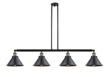 Innovations Lighting 214-BAB-M10-BK - Briarcliff - 4 Light - 55 inch - Black Antique Brass - Stem Hung - Island Light