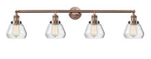 Innovations Lighting 215-AC-G172-LED - Fulton - 4 Light - 43 inch - Antique Copper - Bath Vanity Light