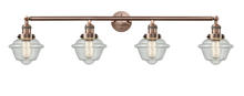 Innovations Lighting 215-AC-G534-LED - Oxford - 4 Light - 46 inch - Antique Copper - Bath Vanity Light