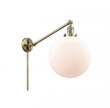 Innovations Lighting 237-AB-G201-12-LED - Beacon - 1 Light - 12 inch - Antique Brass - Swing Arm